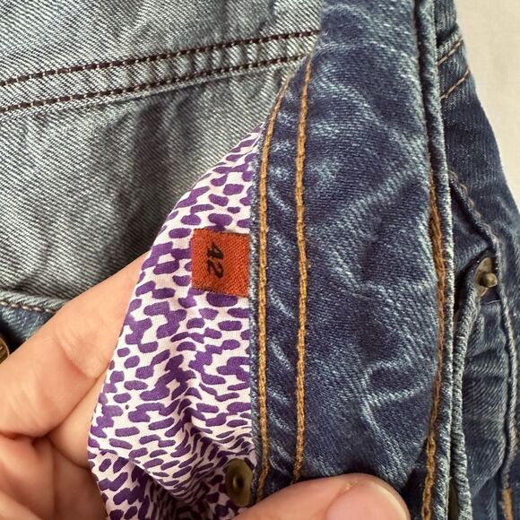 Vintage 1990s Missoni Cropped Boyfriend Jeans 42 IT 6 US - Picture 12 of 15